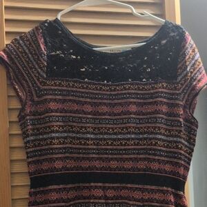 Knit A Line Dress, Cap Sleeve